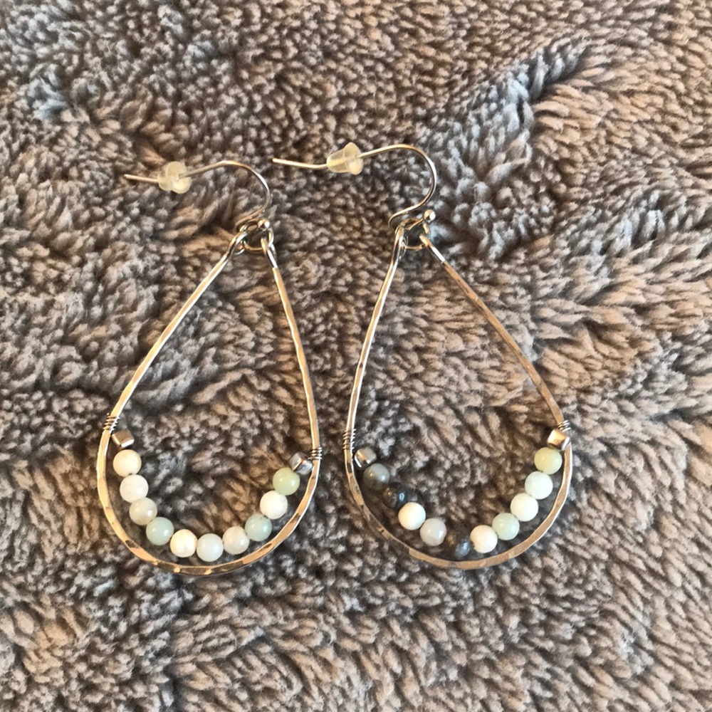 Silver Drop Earrings